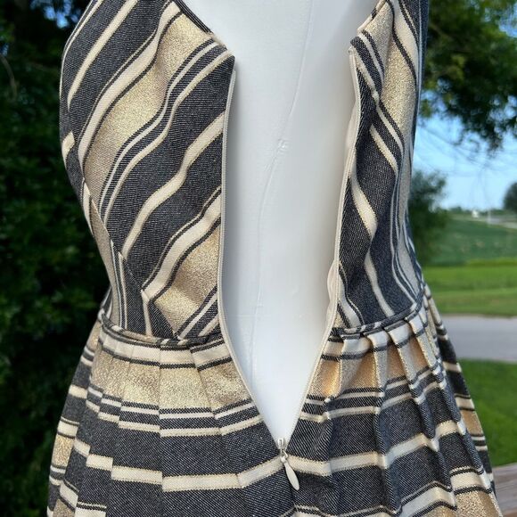 J. Crew Factory Fit And Flare Sleeveless Mini Dress New Size 2 - Picture 7 of 9